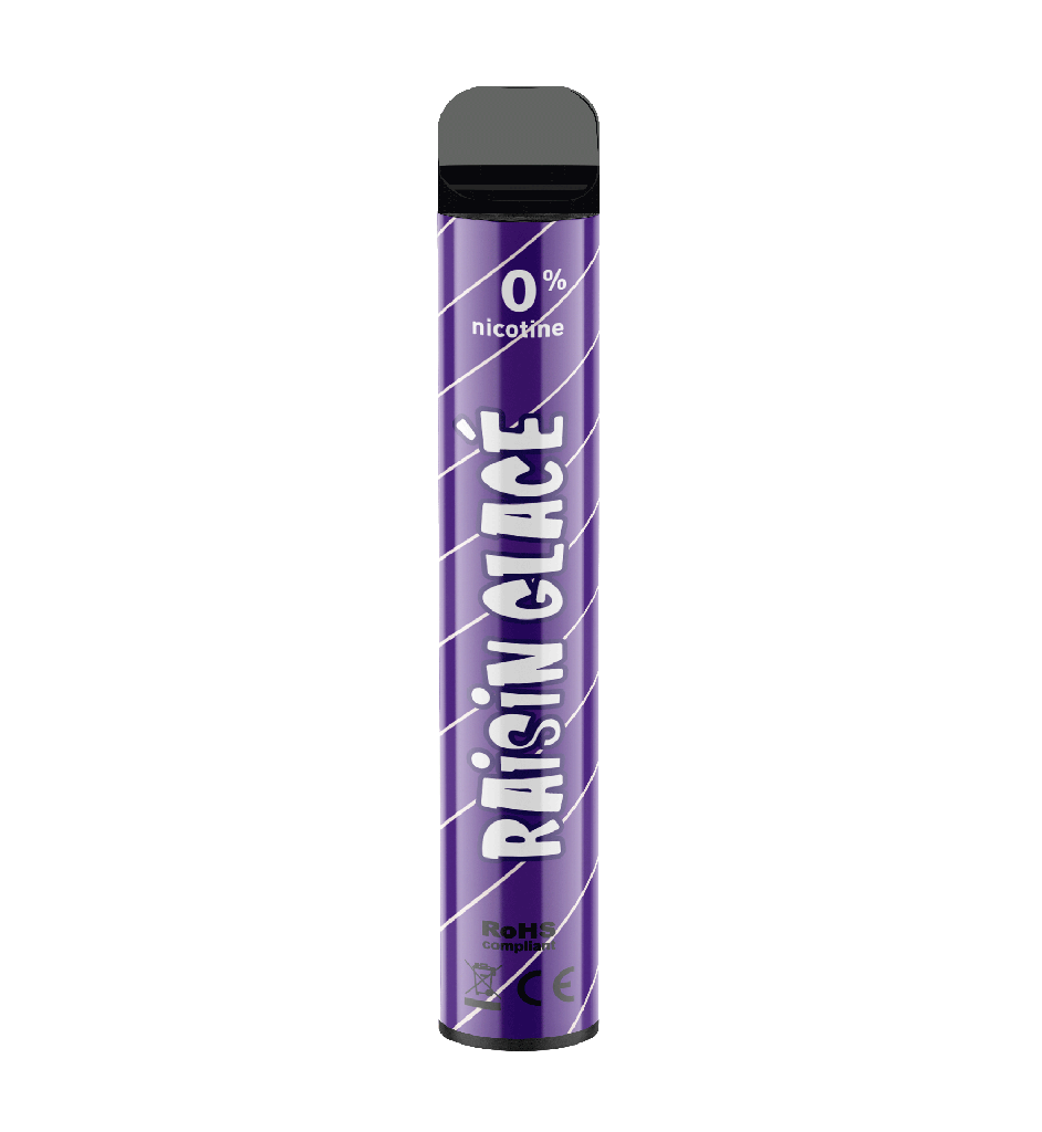 Wpuff 2000 puffs 0% nicotine - Raisin Glacé x10