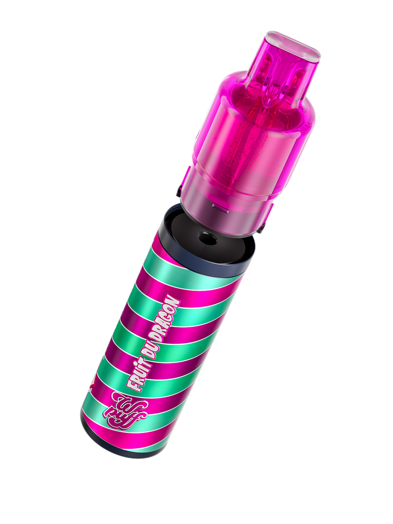 Wpuff Fusion - réservoir 2ml + flacon recharge 10ml - Fruit du dragon x10