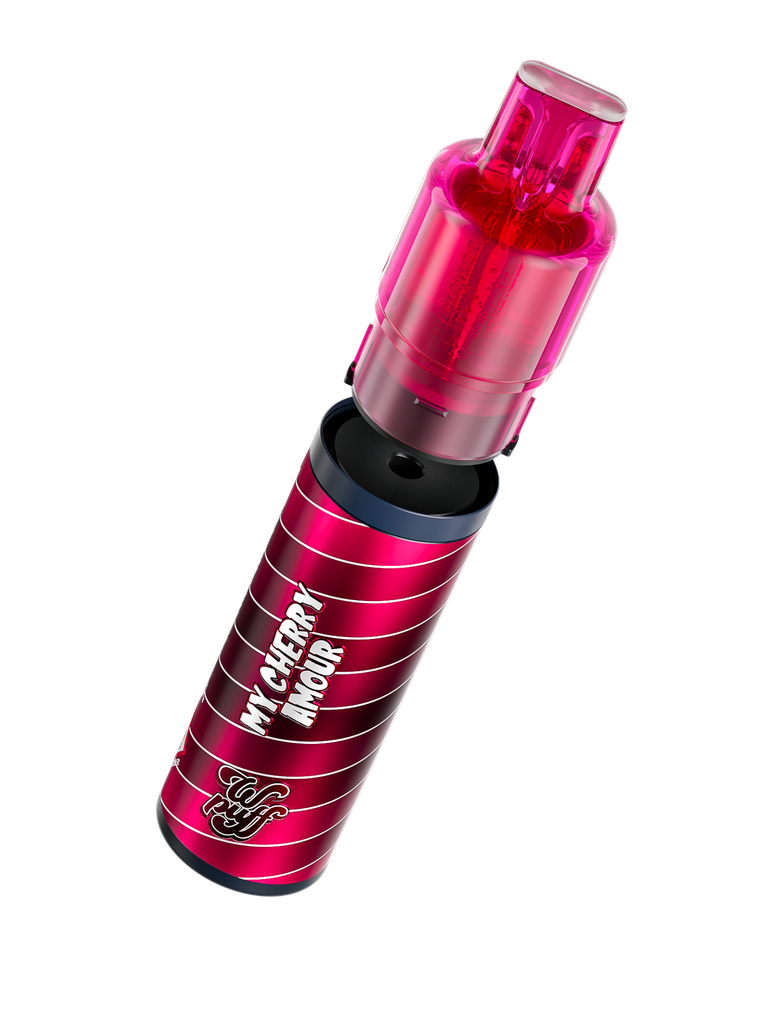 Wpuff Fusion - réservoir 2ml + flacon recharge 10ml - My Cherry Amour x10