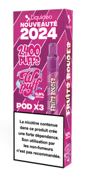 Wpuff Pod 2.0 - 1 batterie + 3 pods Fruits Rouges x10