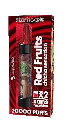 Starhooks Chicha 20 000 Puffs - 1 batterie + 2 pods Red Fruits x1